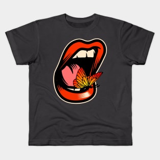 butterfly mouth Kids T-Shirt